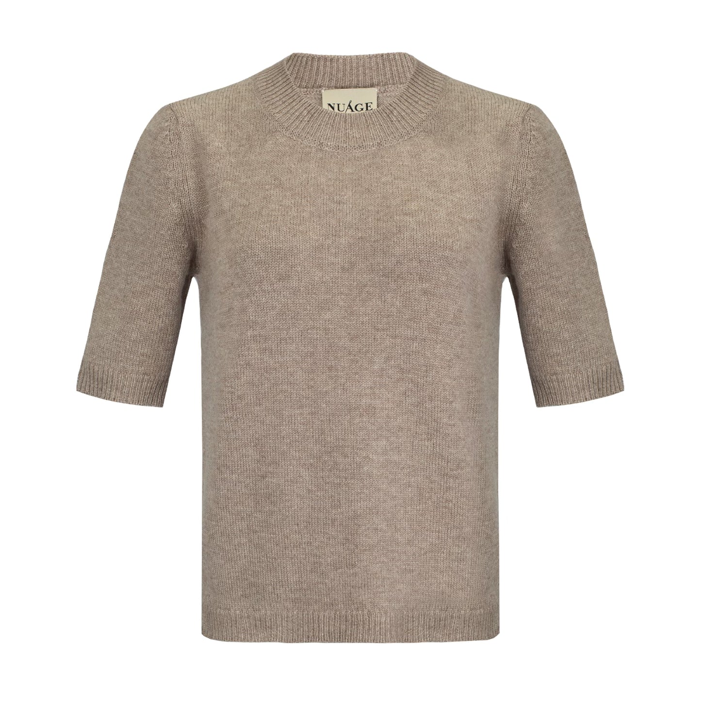 Cappuccino Premium Cashmere T-Shirt