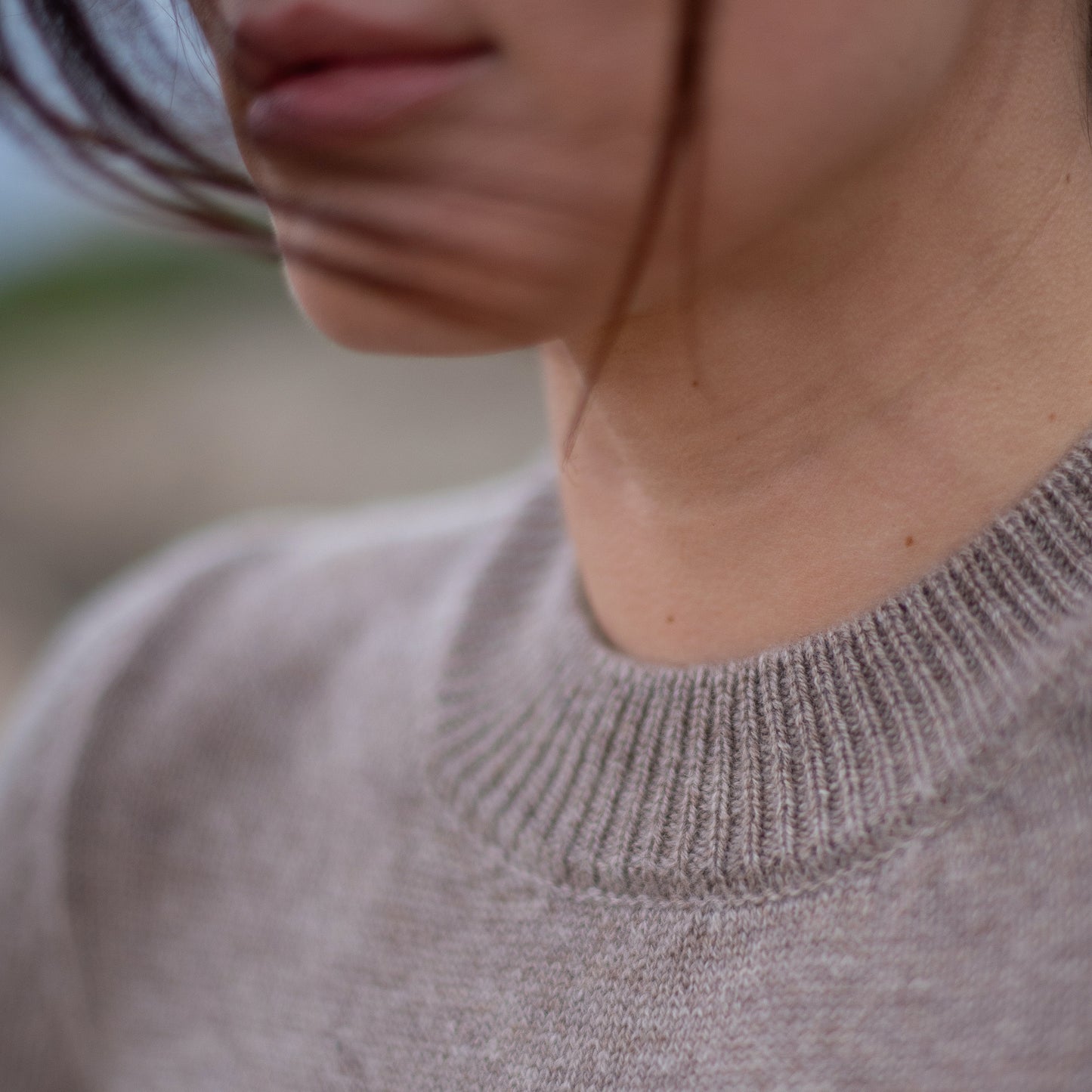 Cappuccino Premium Cashmere T-Shirt