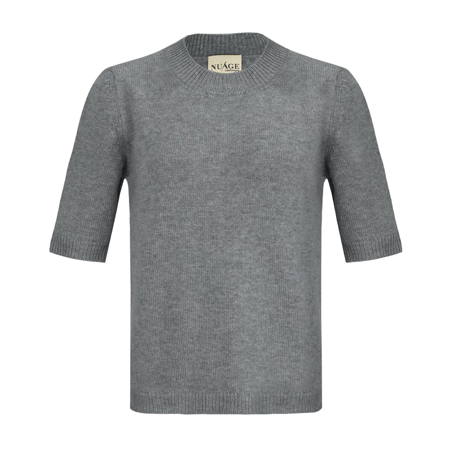 Grey Premium Cashmere T-Shirt