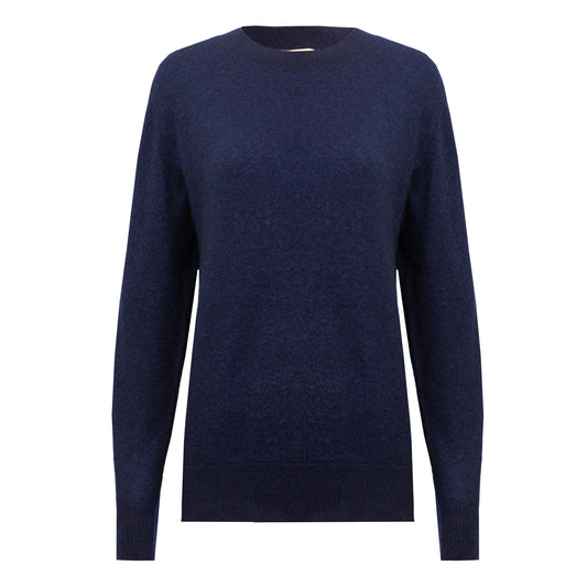 Crew Neck Pullover Indigo*