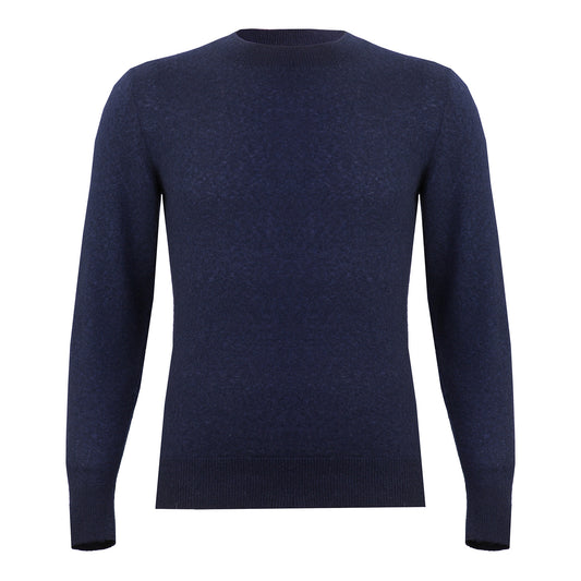Crew Neck Male Pullovers Indigo*
