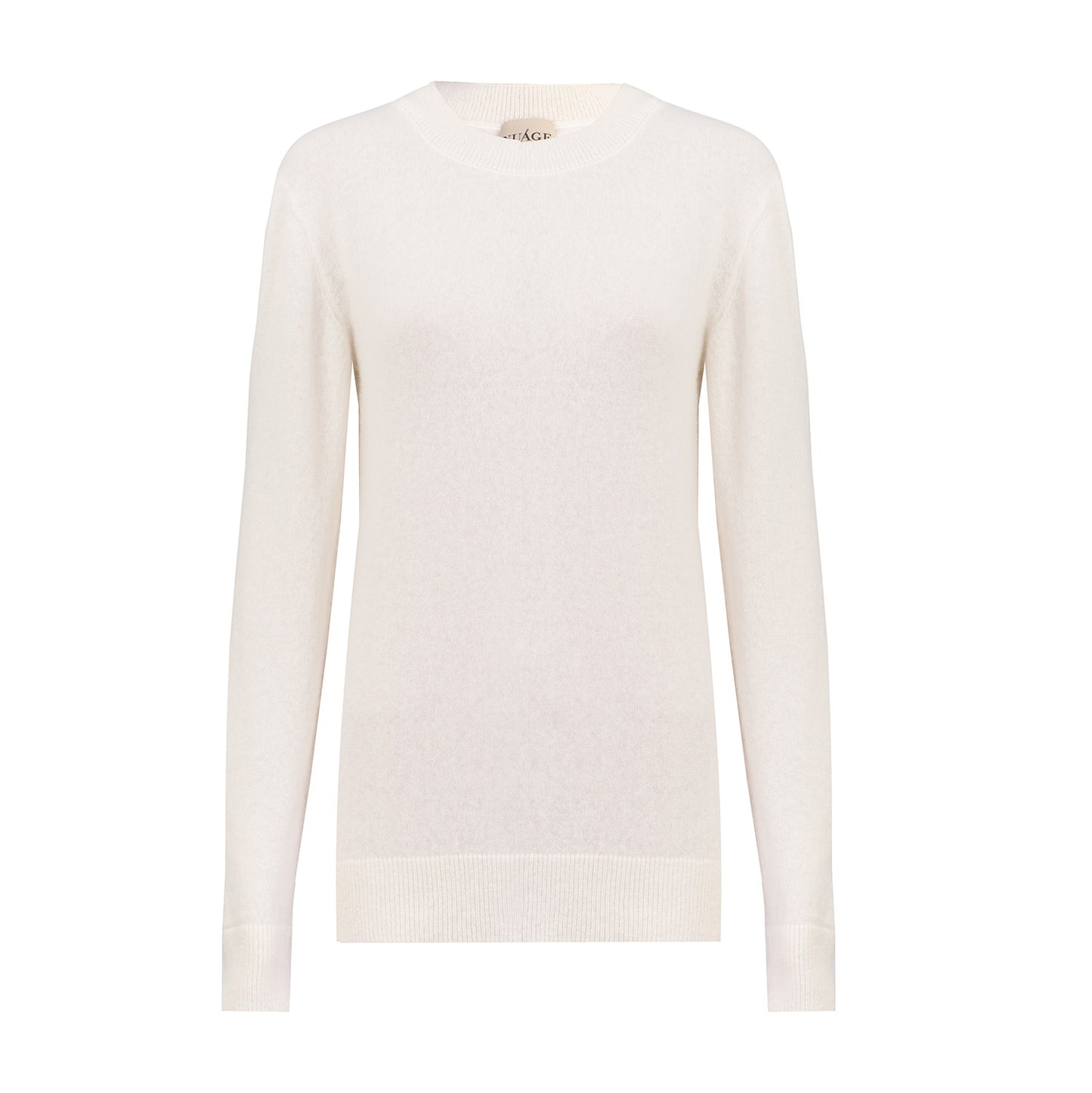 Crew Neck Pullover Ivory*