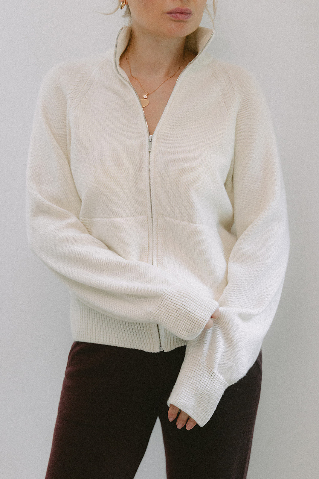 The Cloud Cahmere Bomber