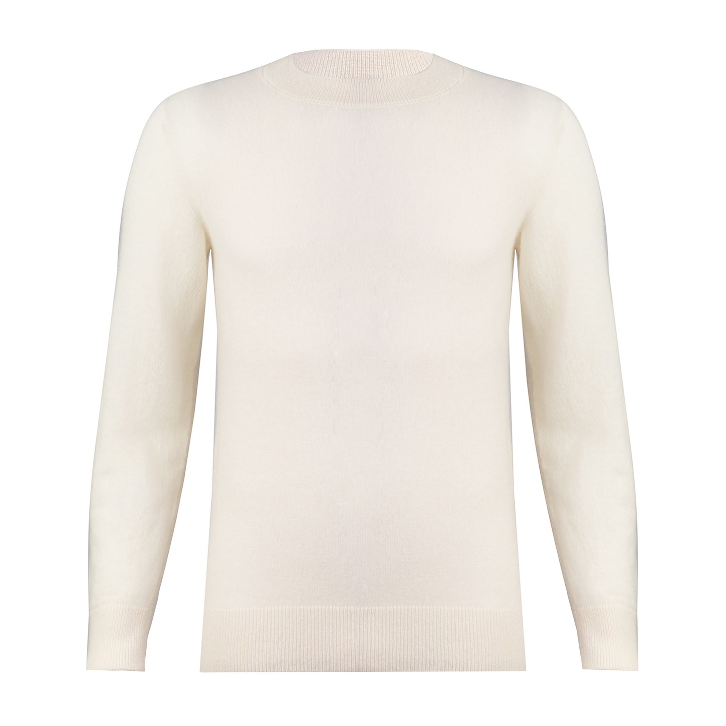 Crew Neck Male Pullovers Ivory*