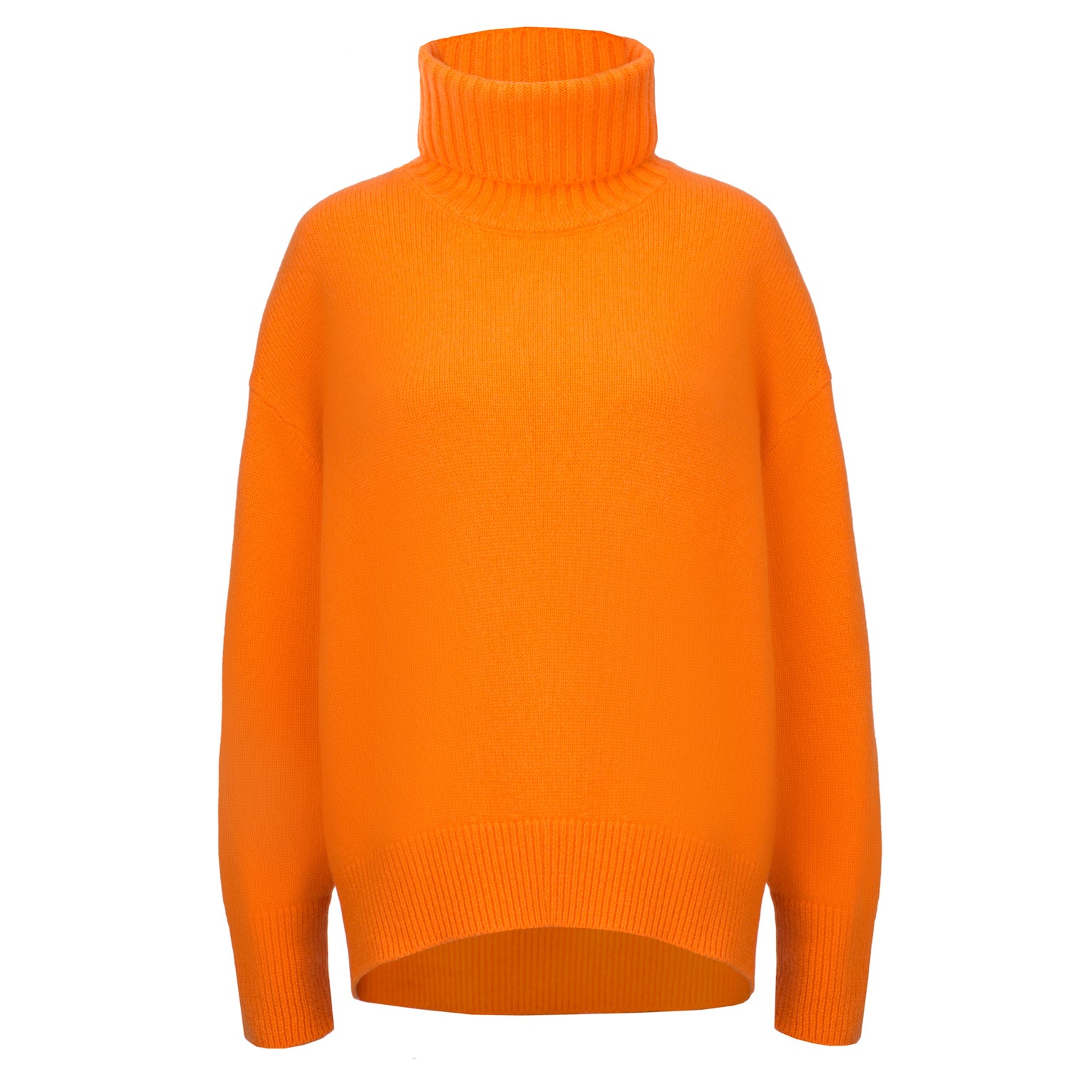 Orange cashmere turtleneck sale